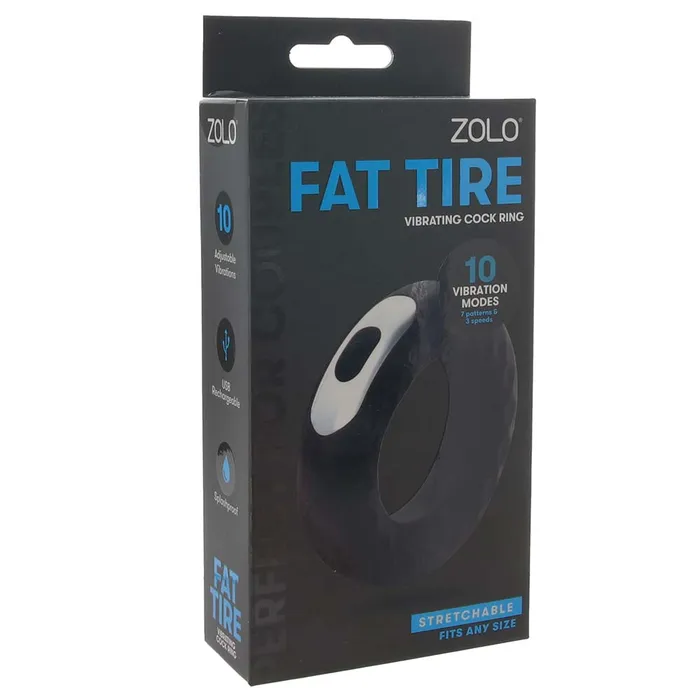 Zolo Couples Fat Tire Vibrating Cock Ring